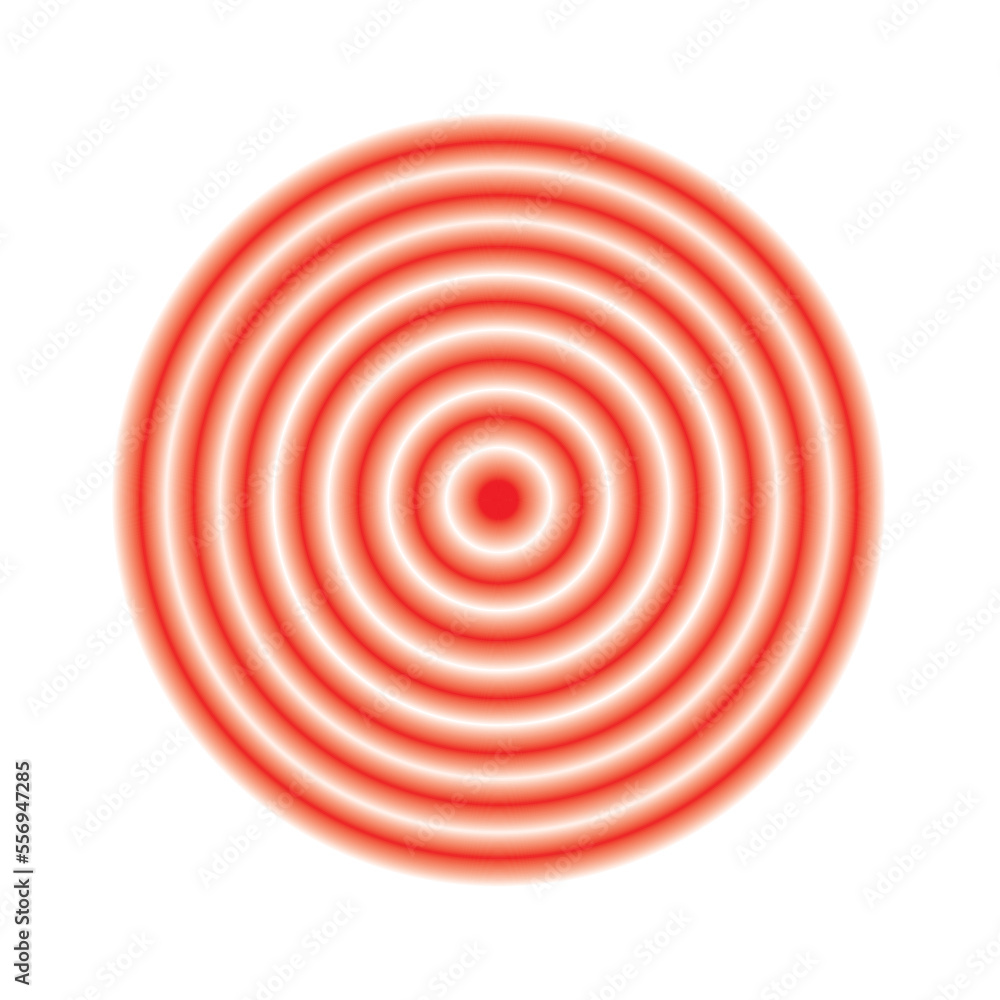 Pain Icon, Painful Spot Mark, Ache Symbol, Painkiller Target, Pain Pointing Sign, Red Circle Illness Location Pain Icon, Painful Spot Mark, Ache Symbol, Painkiller Target, Pain Pointing Sign, Red Circle Illness Location