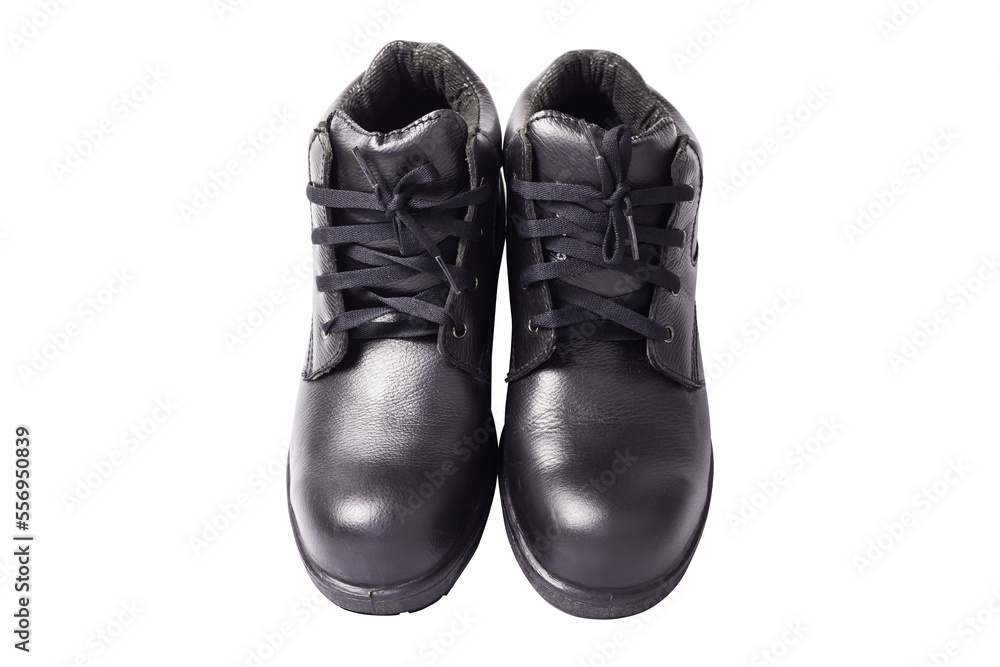 Sacfety shoes isolated on white background, clipping  paths