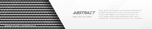 gray carbon banner dark geometric shapes abstract background fabric textured
