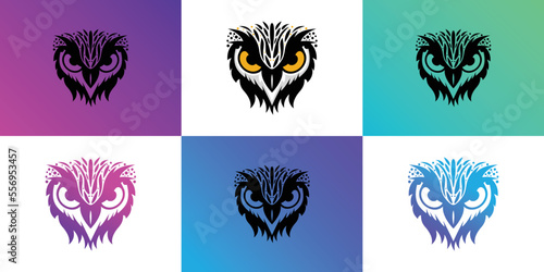 Owl, fear, animal logo design inspiration