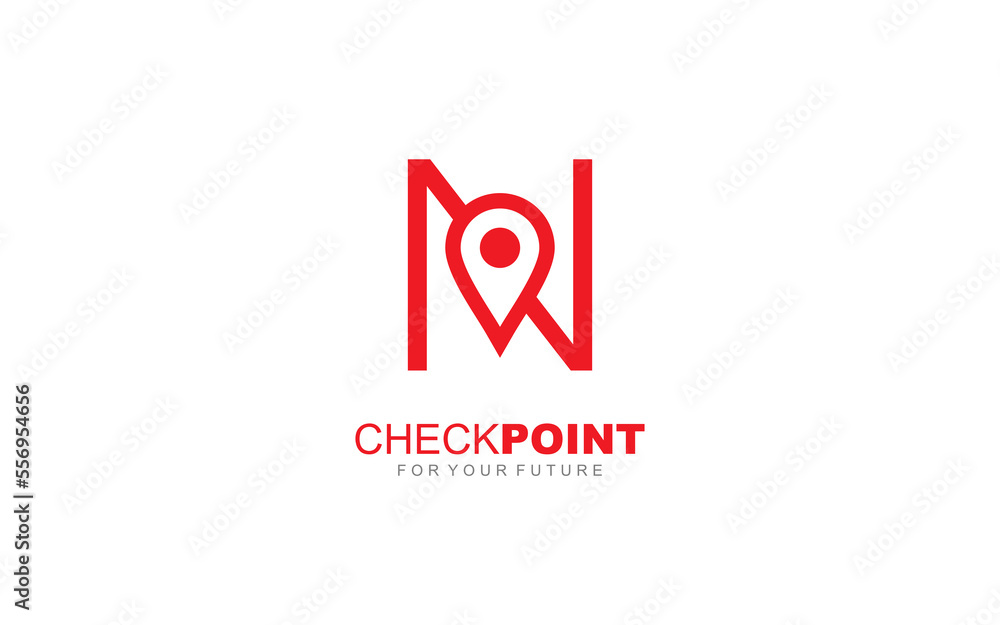 N logo point for identity. travel template vector illustration for your brand. N logo point for identity. travel template vector illustration for your brand.