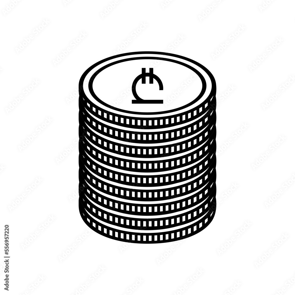Georgia Currency Symbol, Georgian Lari Icon, GEL Sign. Vector Illustration Georgia Currency Symbol, Georgian Lari Icon, GEL Sign. Vector Illustration