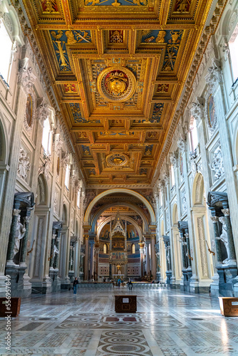 Interior of the Basilica of St. John Lateran
