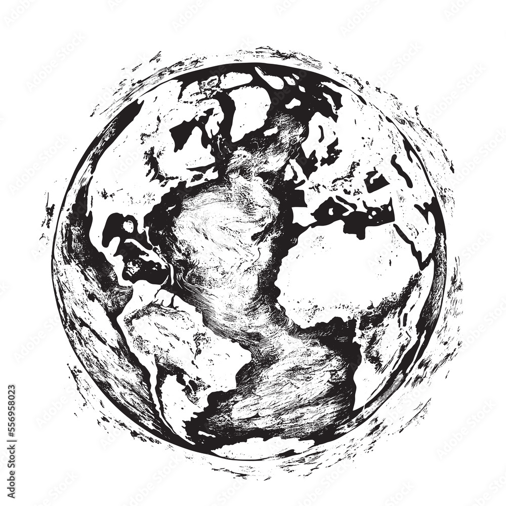 Planet Earth Sketch