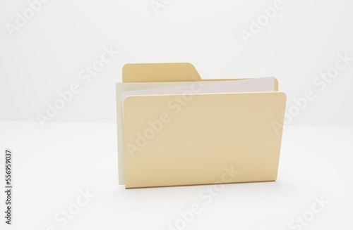 Folder whit paper