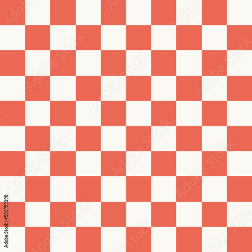 Abstract red checkered pattern