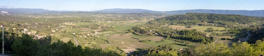 Panoramic view from Lacoste - Luberon - Vaucluse - Provence-Alpes-Côte d'Azur - France