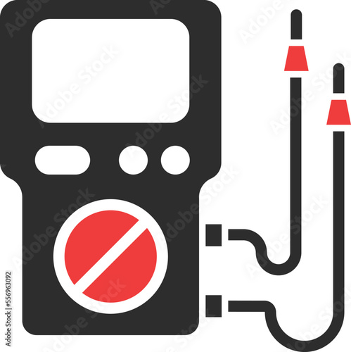  Green ammeter Vector Icon