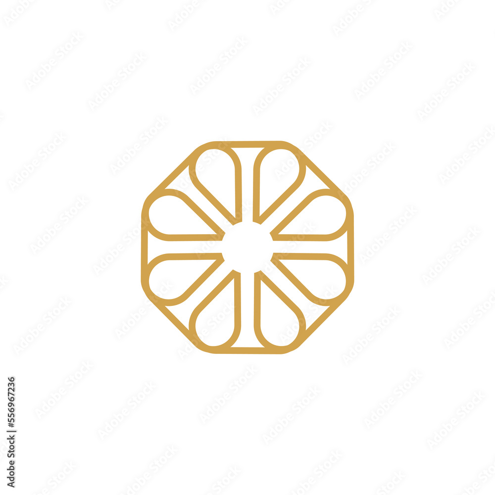 simple mandala logo design vector simple mandala logo design vector