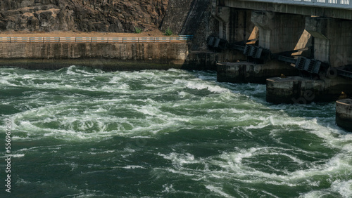 Narmada River and Sardar Sarovar Dam Gujarat