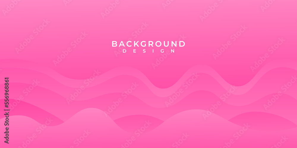 Pink abstract wave gradient background