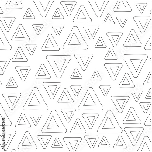 Pattern Triangle Outline 2D Illustration