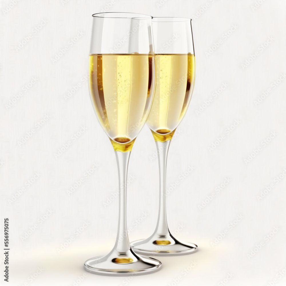 Two Glasses of Champagne