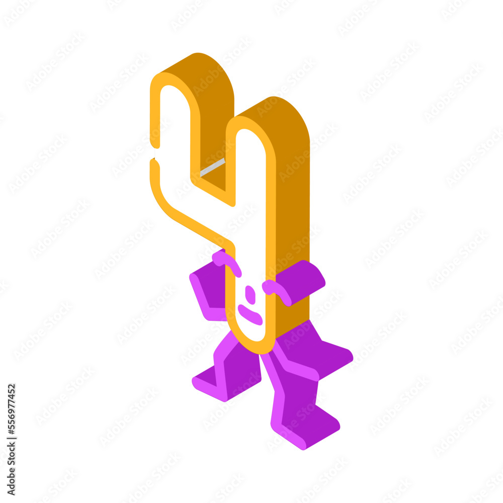 four number character isometric icon vector. four number character sign. isolated symbol illustration four number character isometric icon vector. four number character sign. isolated symbol illustration