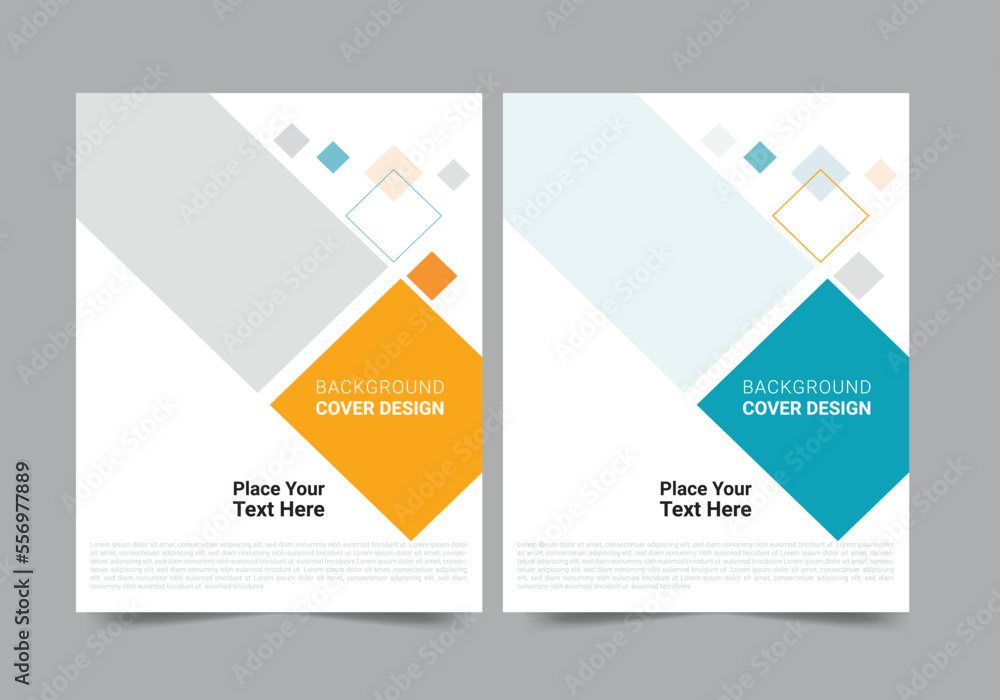 Naklejka premium Annual Report Brochure Design Cover design and business catalog, magazine, flyer or booklet