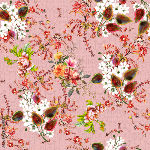 Vászonkép New Textile Allover Design For Digital Print