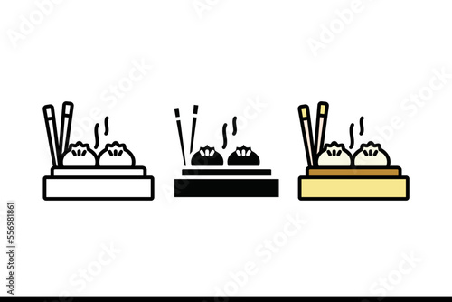 Dim sum   food and restaurant icons