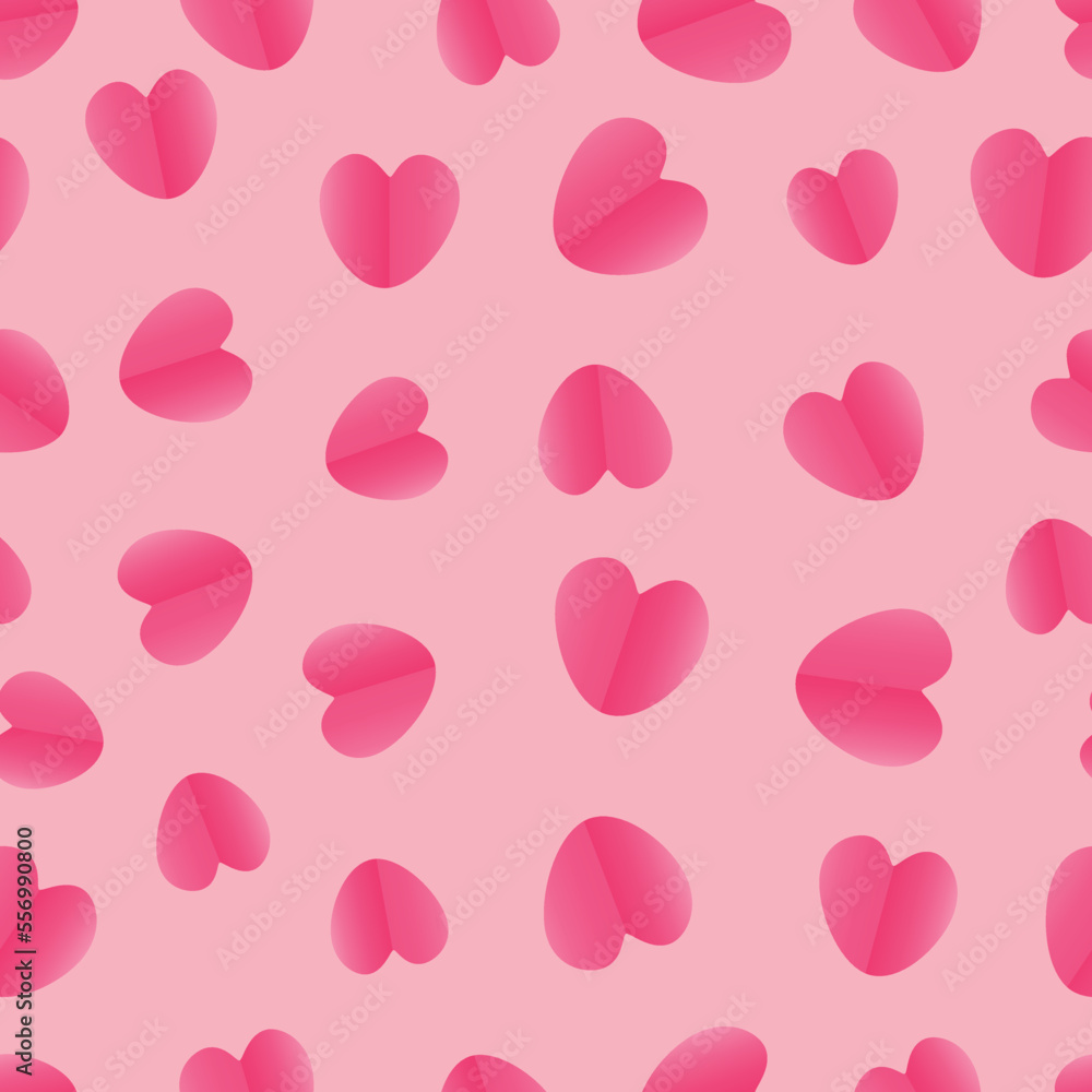 Hearts pattern transparent background, concept for Happy Women, Mother, Valentine Day, Birthday.