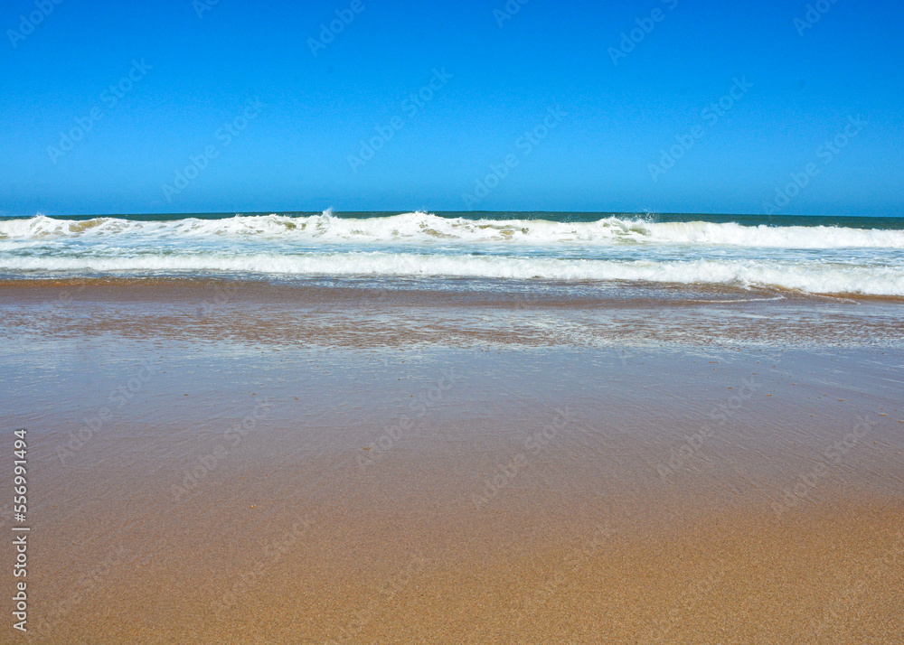 Fototapeta premium waves on the beach