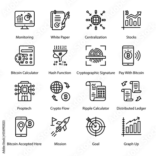 Pricing, Affiliate Marketing, Promotion, Conversion, Focus Group, Training, Launch, Partners, Solution, Brainwave, Mobile Marketing, Result,  Outline Icons - Stroked, Vectors