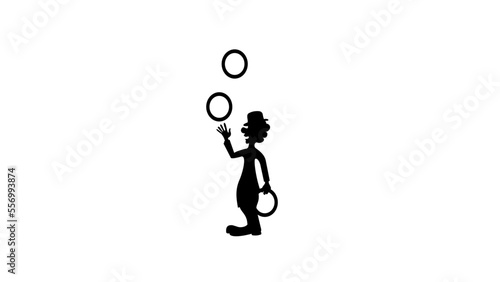 clown silhouette