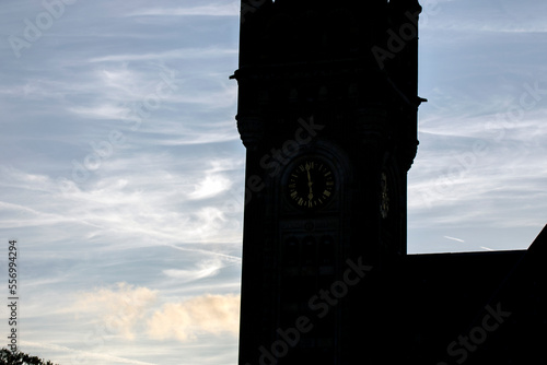 Silhouette Of The Vredespaleis Building At Den Haag City The Netherlands 2018 photo