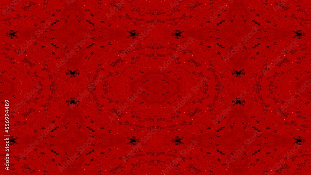 abstract red color flowers kaleidoscope motion, sequence digital seamless grungy surface smoke loop motion background abstract red color flowers kaleidoscope motion, sequence digital seamless grungy surface smoke loop motion background