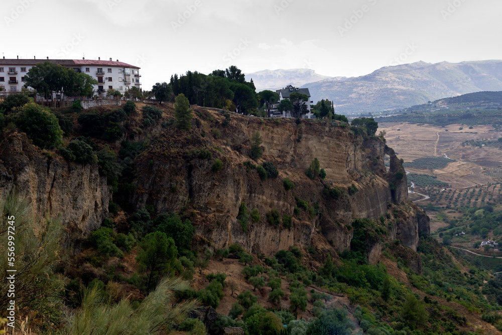 Ronda and surrounding landscape, Andalusia, Spain