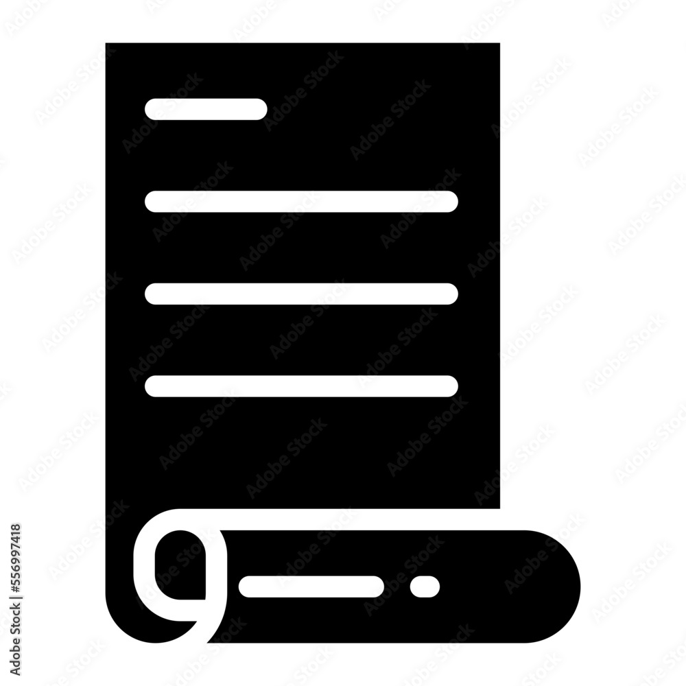 parchment paper scroll glyph parchment paper scroll glyph