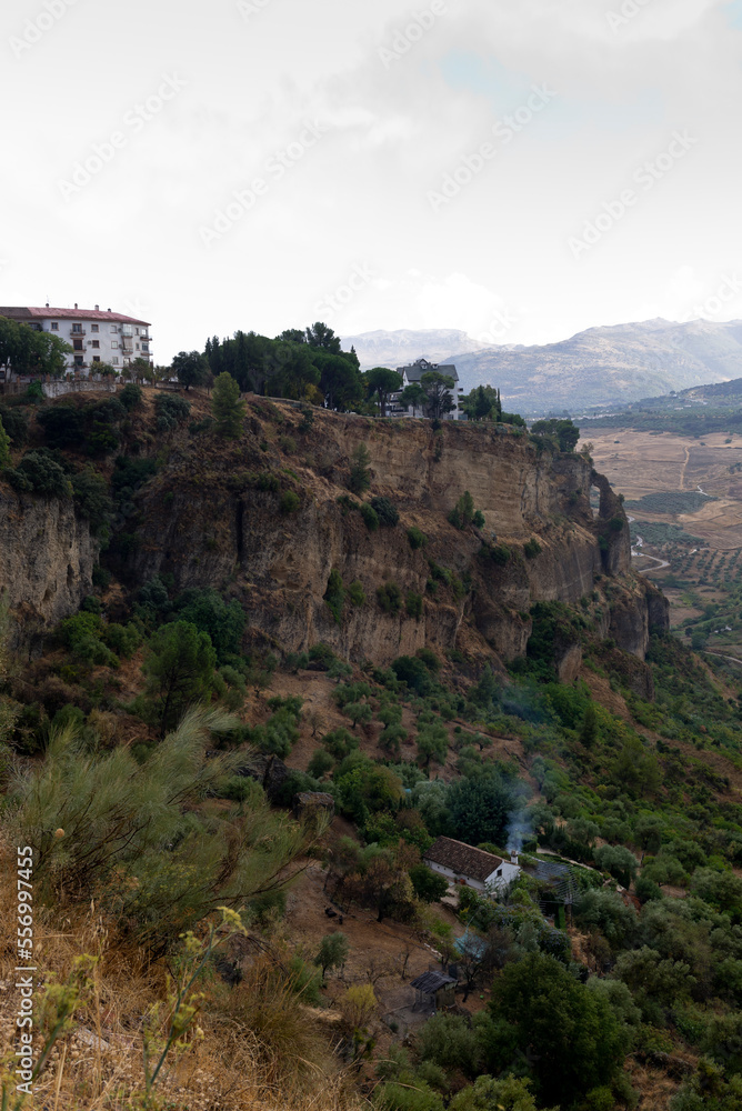 Ronda and surrounding landscape, Andalusia, Spain