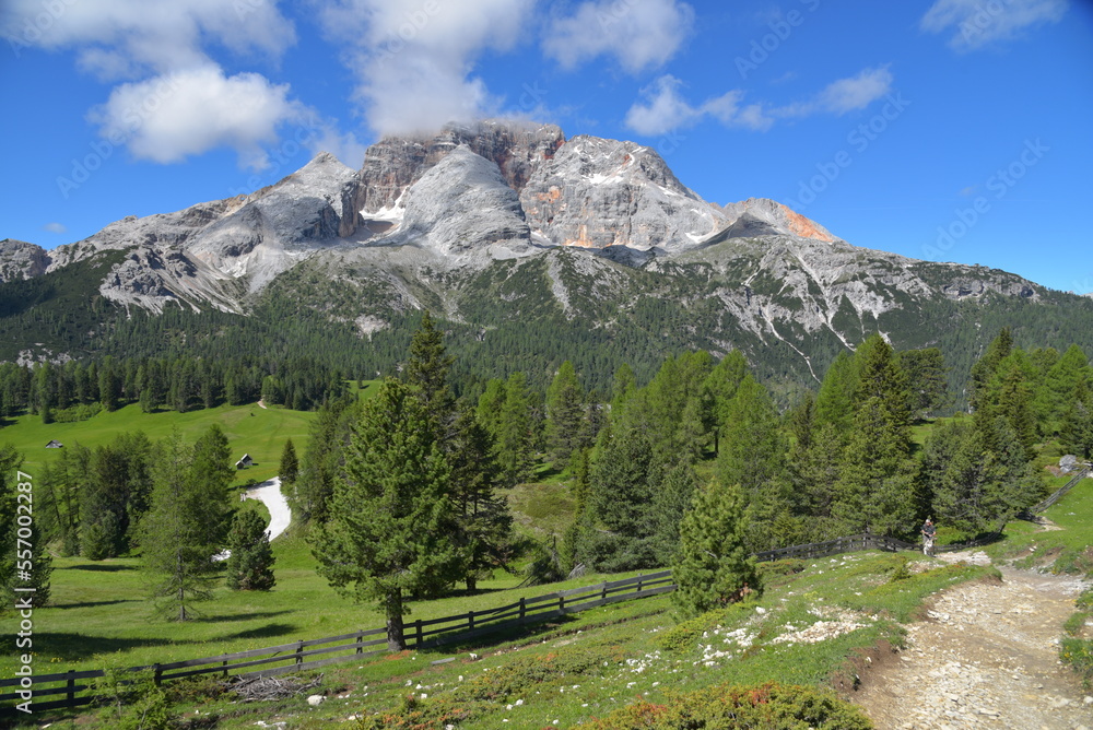 Berg Hohe Gaisl in den Dolomiten / Südtirol