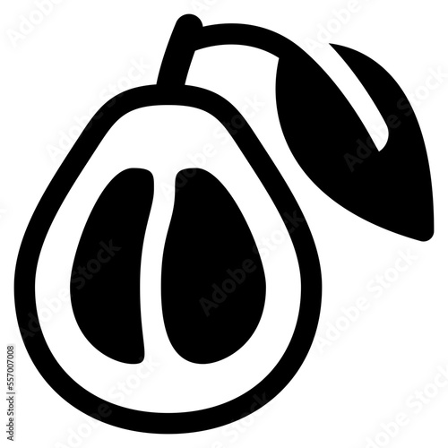 guava solid icon