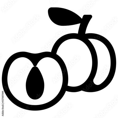 plum solid icon
