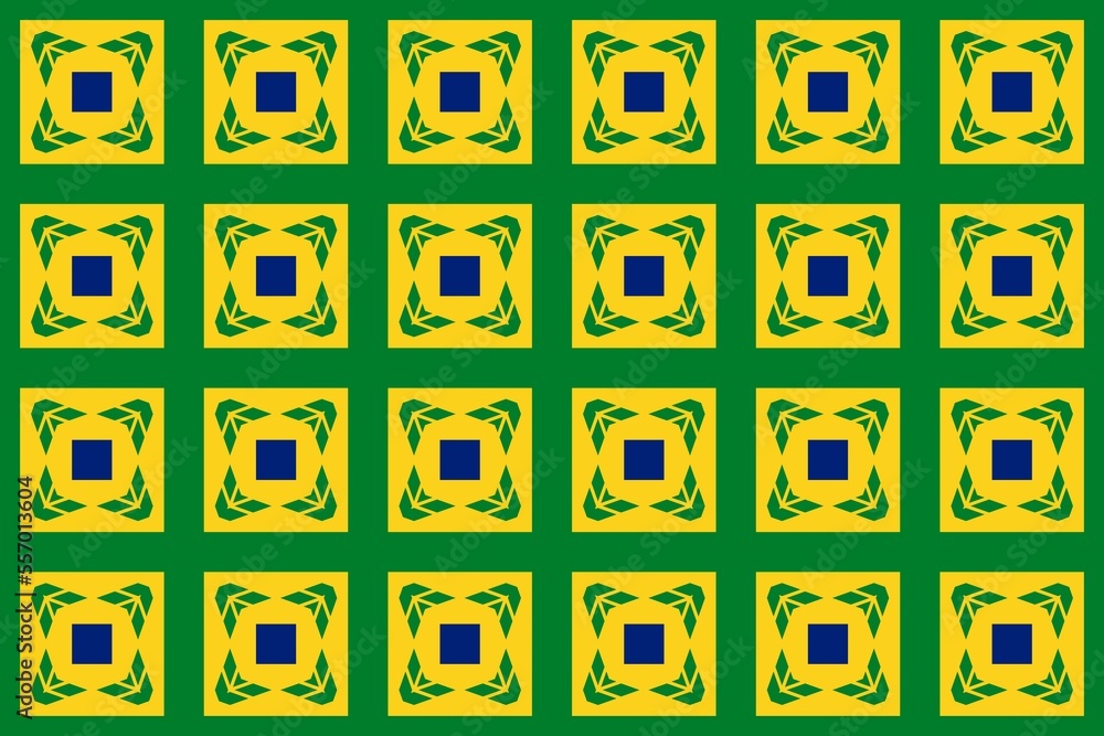 Geometric pattern in the colors of the national flag of Saint Vincent and the Grenadines. The colors of Saint Vincent and the Grenadines. Geometric pattern in the colors of the national flag of Saint Vincent and the Grenadines. The colors of Saint Vincent and the Grenadines.