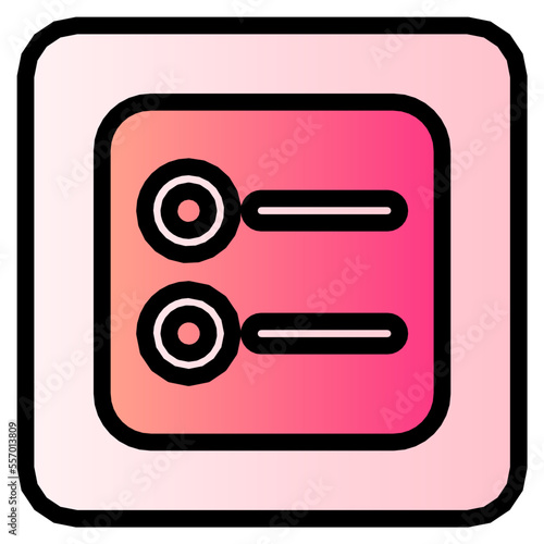 ballot gradient icon