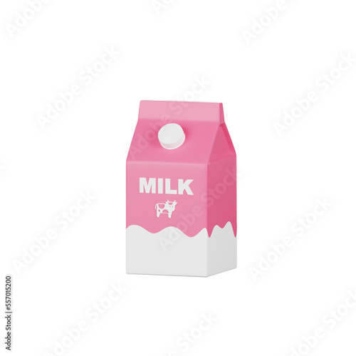 Milk 3d Illustration