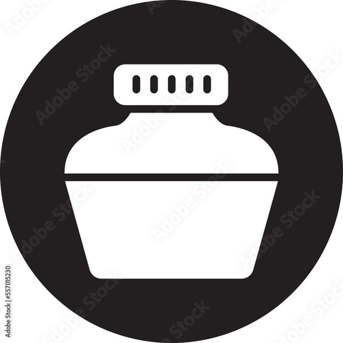 ink bottle glyph icon