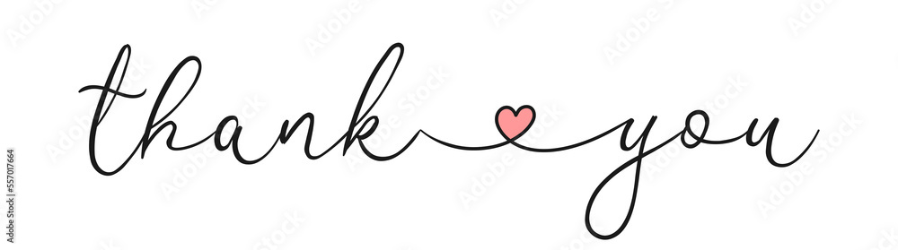 Thank you for your order card design for online buyers illustration