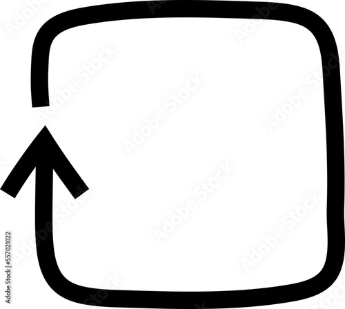arrow repeating square