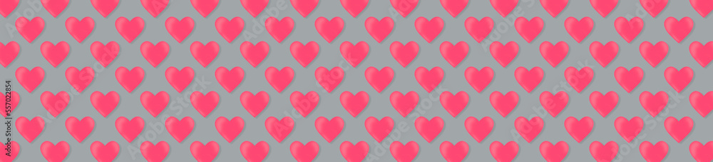 Valentines day background hearts, colorful candies