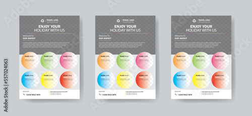 travel flyer design template, uncommon design, tour flyer, tourism color a4 print ready flyer