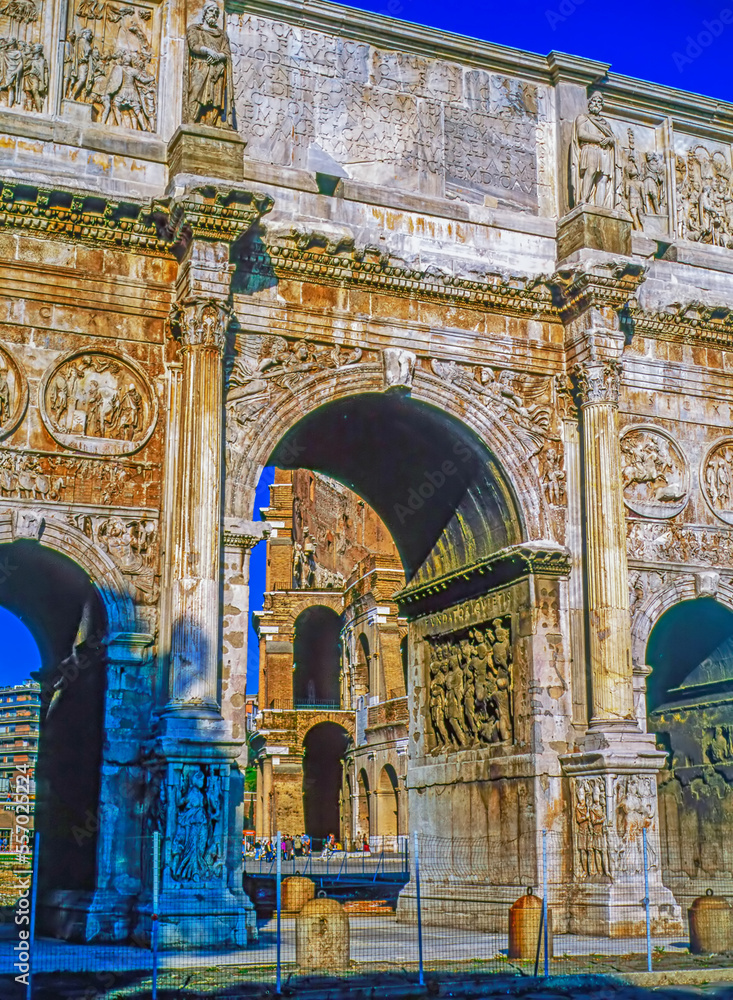 Fototapeta premium The Arch of Constantine, Rome