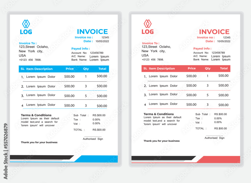 Business Minimal Corporate Invoice design template vector illustration bill form price . Creative template and stationery design payment agreement design template Cash Memo, Vector Quotation Design Business Minimal Corporate Invoice design template vector illustration bill form price . Creative template and stationery design payment agreement design template Cash Memo, Vector Quotation Design