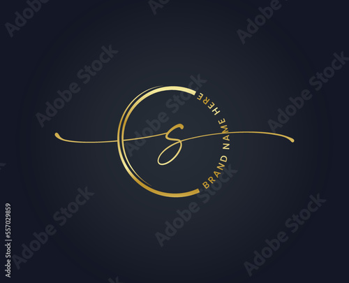 Initial letter S modern logo vector