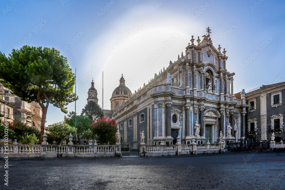 Cathedral of Saint Agatha in Catania in Sicily