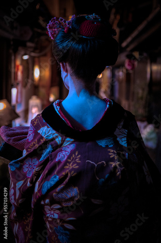 The back of a Geisha, Kyoto
