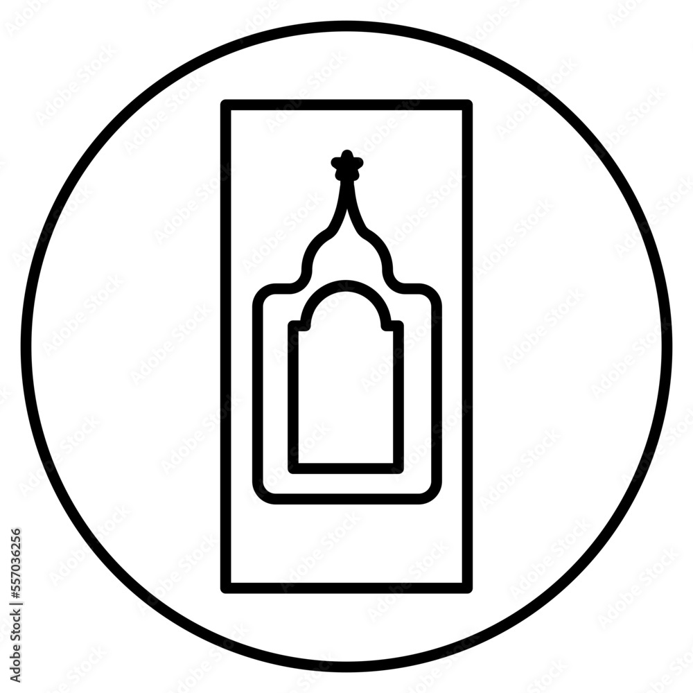 prayer rug icon prayer rug icon