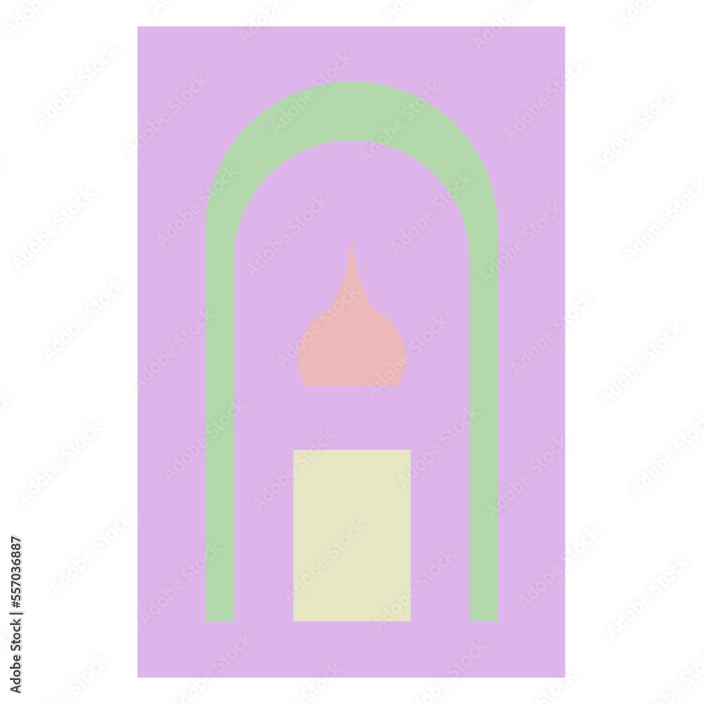 Obraz premium prayer rug icon