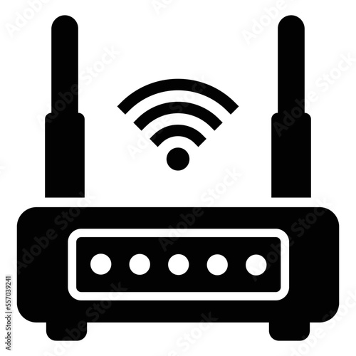 Router Icon in Dualtone Style