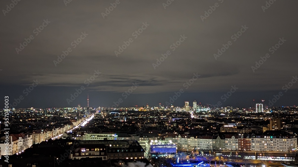 Skyline Nacht von Berlin